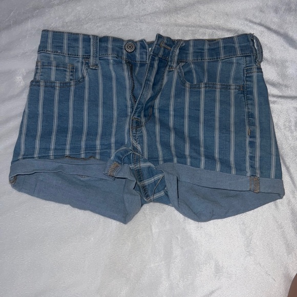 PacSun Pants - Stripped PacSun Jean Shorts